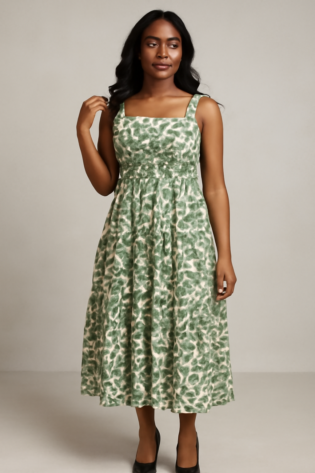 Vestido Follaje Sereno